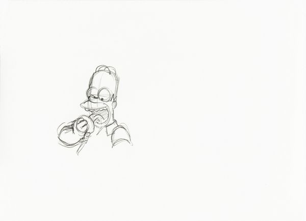 ,Groening Studio : The Simpson - Sweets and Sour Marge (Homer arancia)  - Asta Fumetti: tavole e illustrazioni originali - Associazione Nazionale - Case d'Asta italiane