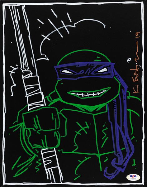 ,Kevin Eastman : Teenage Mutant Ninja Turtles: Donatello  - Asta Fumetti: tavole e illustrazioni originali - Associazione Nazionale - Case d'Asta italiane
