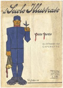 ,Gino Baldo : Paese invaso: 24 Ottobre 1917 Caporetto  - Asta Fumetti: tavole e illustrazioni originali - Associazione Nazionale - Case d'Asta italiane