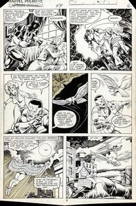 ,Sal Buscema - Marvel Premiere - The Falcon: Sound of the Silencer