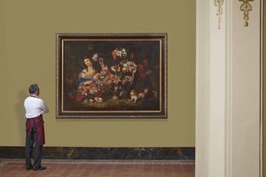 Abraham Brueghel e aiuti  - Asta Dal Rinascimento al Primo '900. Percorso attraverso cinque secoli di pittura  - Associazione Nazionale - Case d'Asta italiane