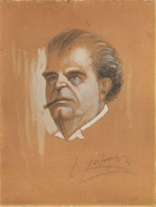 Lando Landozzi - Ritratto del musicista Pietro Mascagni