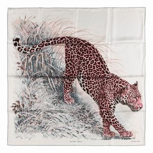 ,Hermès - Foulard Panthera Pardus