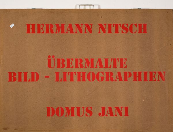 ,HERMANN NITSCH : Uebermalte Bild Lithographien  - Asta Asta di arte moderna e contemporanea - Associazione Nazionale - Case d'Asta italiane