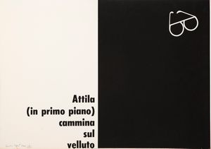 ,EMILIO  ISGRO' : Poesie visive e cancellature  - Asta Asta di arte moderna e contemporanea - Associazione Nazionale - Case d'Asta italiane