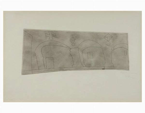 Long horizontal Patmos, 1967  - Asta Arte Moderna, Contemporanea e dipinti del XIX Secolo - Associazione Nazionale - Case d'Asta italiane