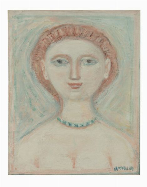 Figura di donna, 1969  - Asta Arte Moderna, Contemporanea e dipinti del XIX Secolo - Associazione Nazionale - Case d'Asta italiane