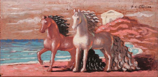 Cavalli sulla spiaggia, 1935  - Asta Arte Moderna, Contemporanea e dipinti del XIX Secolo - Associazione Nazionale - Case d'Asta italiane