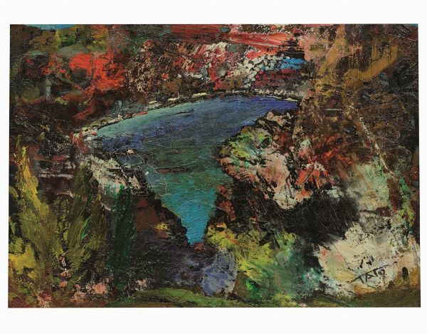 Lago di Penna, 1959  - Asta Arte Moderna, Contemporanea e dipinti del XIX Secolo - Associazione Nazionale - Case d'Asta italiane