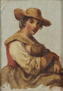 LONDONIO FRANCESCO (1723 - 1783) - Ritratto di popolana