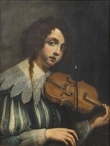 ARTISTA TOSCANO DEL XVII SECOLO - Suonatore di violino