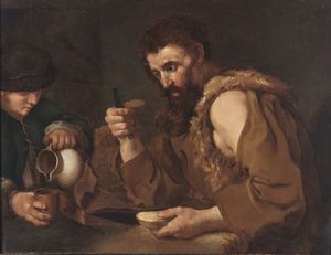 BERNANDO MONS (EBERHARD KEILHAU) (1624 - 1687) - Interno con bevitori