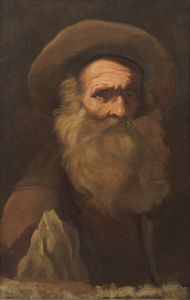 ARTISTA FIAMMINGO DEL XVII-XVIII SECOLO - Ritratto d'uomo con barba