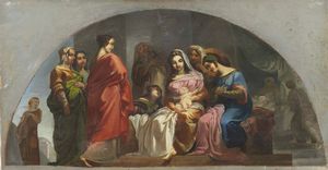 ARTISTA DEL XVIII SECOLO - La nascita della Vergine