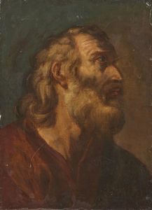 ARTISTA DEL XVIII SECOLO - Ritratto d'uomo con barba