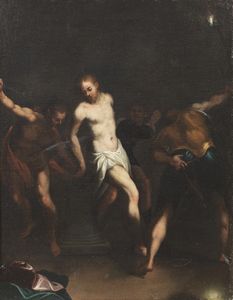 ARTISTA DEL XVII SECOLO - Cristo alla colonna