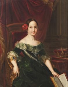 LOPEZ PORTANA VICENTE (1772 - 1850) - Ritratto della Regina Isabella II di Spagna