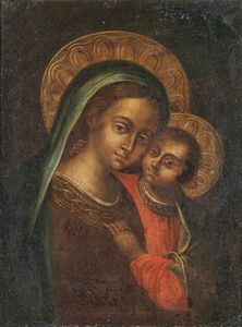 ARTISTA DEL XVI SECOLO - Madonna con Bambino