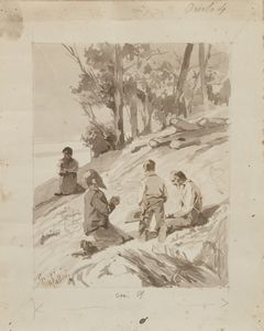 FATTORI GIOVANNI (1825 - 1908) - Dalla serie L'oriolo del cuculo
