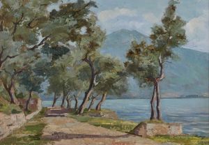 BELTRAME ACHILLE (1871 - 1945) - Lago d'Iseo