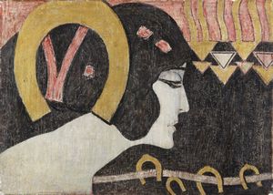 ZECCHIN VITTORIO (1878 - 1947) - Attribuito a. Figura femminile