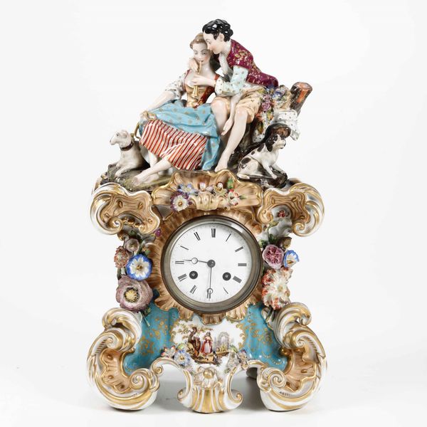 Orologio<BR>Parigi, met del XIX secolo  - Asta Ceramiche e Vetri | Cambi Time - Associazione Nazionale - Case d'Asta italiane