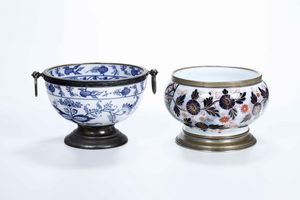 Due ciotole centrotavola, XX secolo  - Asta Ceramiche e Vetri | Cambi Time - Associazione Nazionale - Case d'Asta italiane
