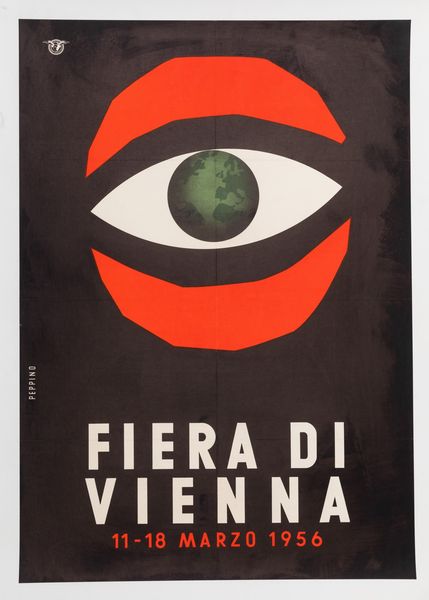 ,Peppino : Fiera di Vienna 11-18 Marzo 1956  - Asta Manifesti d'epoca - Associazione Nazionale - Case d'Asta italiane