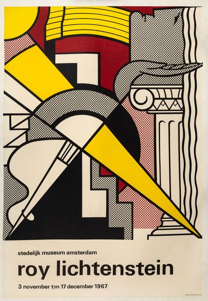 ,Roy Lichtenstein : Roy Lichtenstein Stedelijk Museum Ammsterdam  - Asta Manifesti d'epoca - Associazione Nazionale - Case d'Asta italiane