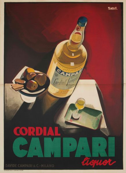 ,Marcello Nizzoli : Cordial campari liquor  - Asta Manifesti d'epoca - Associazione Nazionale - Case d'Asta italiane