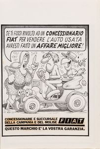 ,Benito Jacovitti 
 - Se ti fossi rivolto ad un Concessionario Fiat..