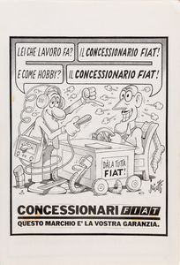 ,Benito Jacovitti 
 - FIAT Il Concessionario Fiat!