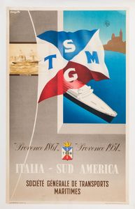 ,Margutte - Provence 1867-1951 Italia-Sud America Socit Gnrale de Transport Maritimes