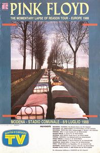 ,Anonimo : PINK FLOYD The Momentary lapse of Reason Tour Europe 1988  - Asta Manifesti d'epoca - Associazione Nazionale - Case d'Asta italiane