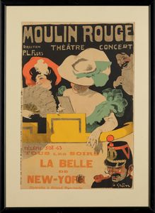 ,Jules-Alexandre Grün - Jules-Alexandre Grün (1868-1938) LA BELLE DE NEW YORK /MOULIN-ROUGE, THEATRE CONCERTS