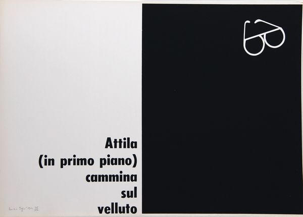 ,Emilio ISGRO' : Attila (in primo piano) cammina sul velluto  - Asta Arte Moderna e Contemporanea - Associazione Nazionale - Case d'Asta italiane