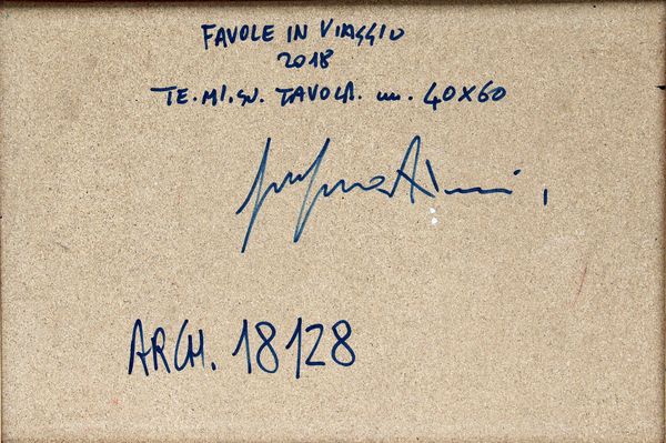 ,Gianfranco ASVERI : Favole in viaggio  - Asta Arte Moderna e Contemporanea - Associazione Nazionale - Case d'Asta italiane