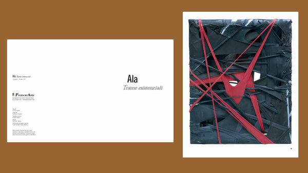 ,(Antonella Isanti) ALA : Red & Black 02  - Asta Arte Moderna e Contemporanea - Associazione Nazionale - Case d'Asta italiane
