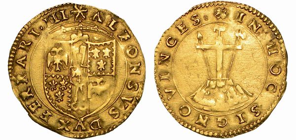FERRARA. ALFONSO I D'ESTE, 1505-1534. Scudo.  - Asta Numismatica  - Associazione Nazionale - Case d'Asta italiane