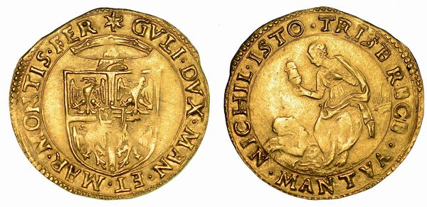 MANTOVA. GUGLIELMO GONZAGA, 1550-1587. Scudo d'oro del sole.  - Asta Numismatica  - Associazione Nazionale - Case d'Asta italiane