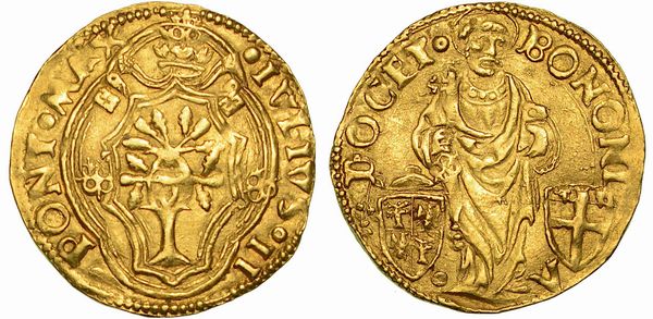 STATO PONTIFICIO. GIULIO II, 1503-1513. Ducato s.d. Bologna.  - Asta Numismatica  - Associazione Nazionale - Case d'Asta italiane