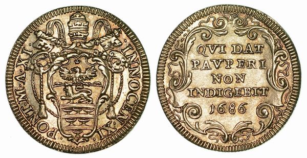 ROMA. INNOCENZO XI, 1676-1689. Giulio 1686.  - Asta Numismatica  - Associazione Nazionale - Case d'Asta italiane