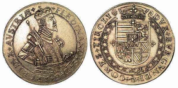 AUSTRIA. FERDINAND, 1564-1595. Thaler s.d.  - Asta Numismatica  - Associazione Nazionale - Case d'Asta italiane