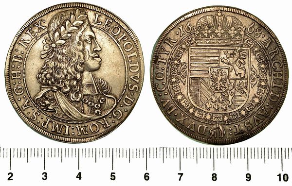 AUSTRIA. LEOPOLD I, 1657-1705. Thaler 1668.  - Asta Numismatica  - Associazione Nazionale - Case d'Asta italiane
