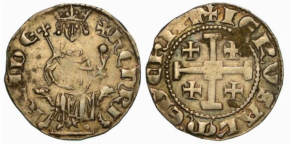 CIPRO. HENRI II, 1285-1324. Gros.  - Asta Numismatica  - Associazione Nazionale - Case d'Asta italiane