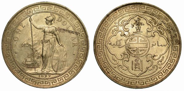 REGNO UNITO. VICTORIA, 1837-1901. Trade Dollar 1899.  - Asta Numismatica  - Associazione Nazionale - Case d'Asta italiane