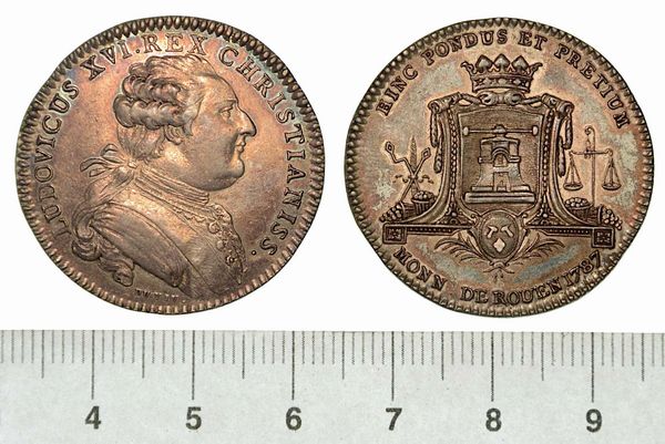 LUIGI XVI, 1774-1793. Medaglia in argento 1787. Rouen.  - Asta Numismatica  - Associazione Nazionale - Case d'Asta italiane