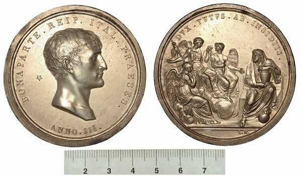 ATTENTATO ALLA VITA DI NAPOLEONE. Medaglia in bronzo argentato anno III (1804).  - Asta Numismatica  - Associazione Nazionale - Case d'Asta italiane