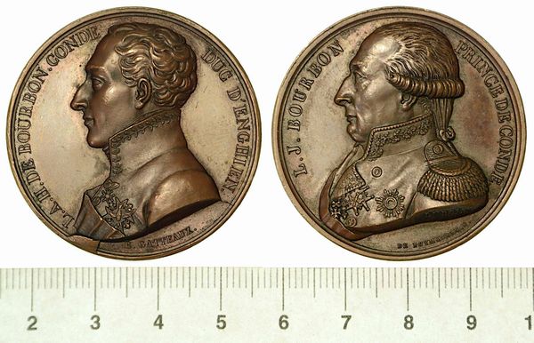 FUCILAZIONE DEL DUCA DI ENGHIEN. Medaglia in bronzo 1804.  - Asta Numismatica  - Associazione Nazionale - Case d'Asta italiane