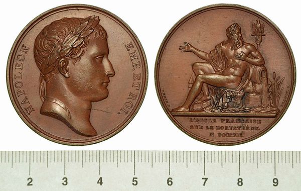 AQUILA FRANCESE SUL BORISTENO. Medaglia in bronzo 20 luglio 1812.  - Asta Numismatica  - Associazione Nazionale - Case d'Asta italiane